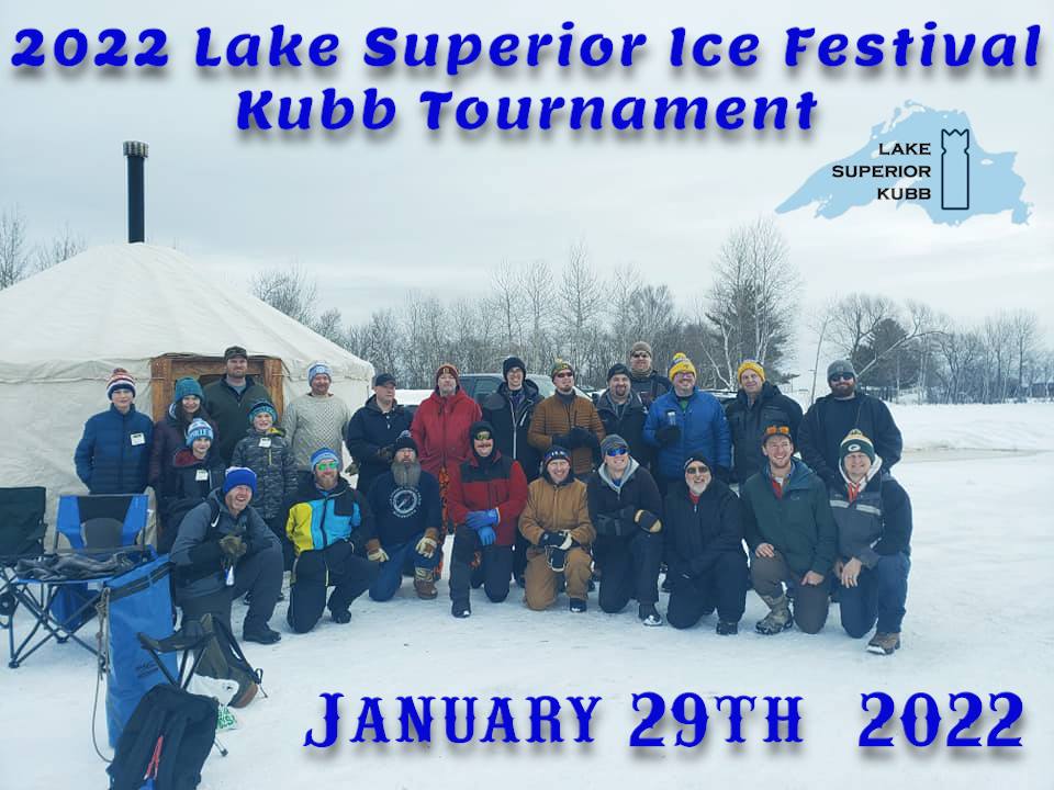 Lake Superior Ice Festival Kubb Tournament