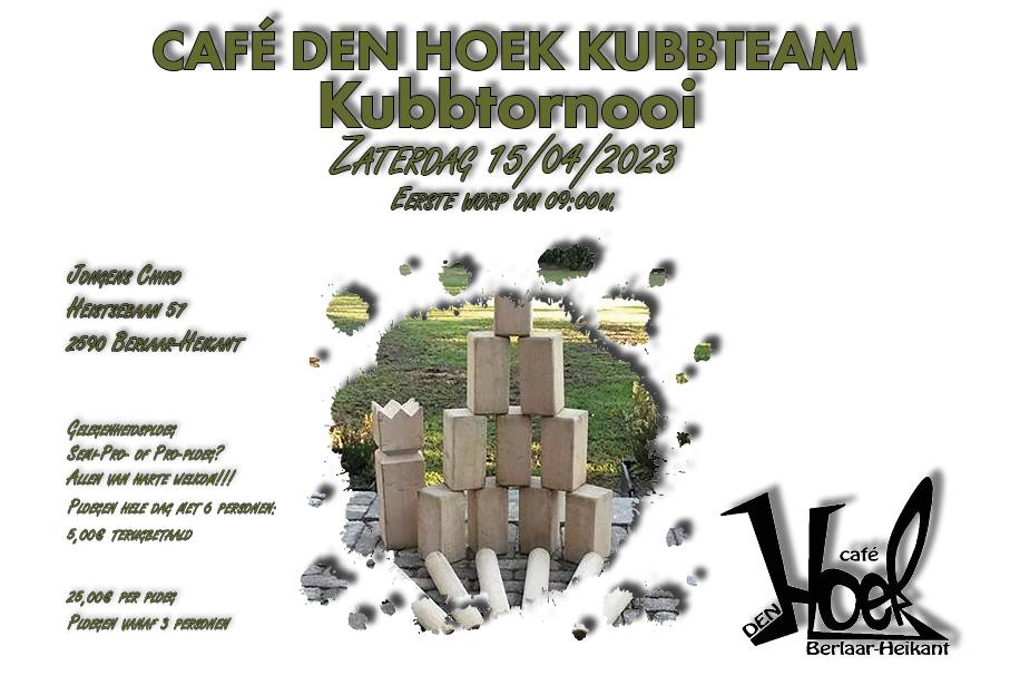 Café Den Hoek Kubb Tornooi