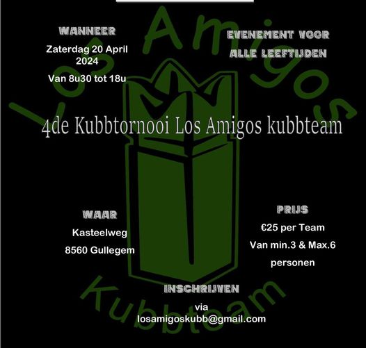 Kubbtornooi Los Amigos